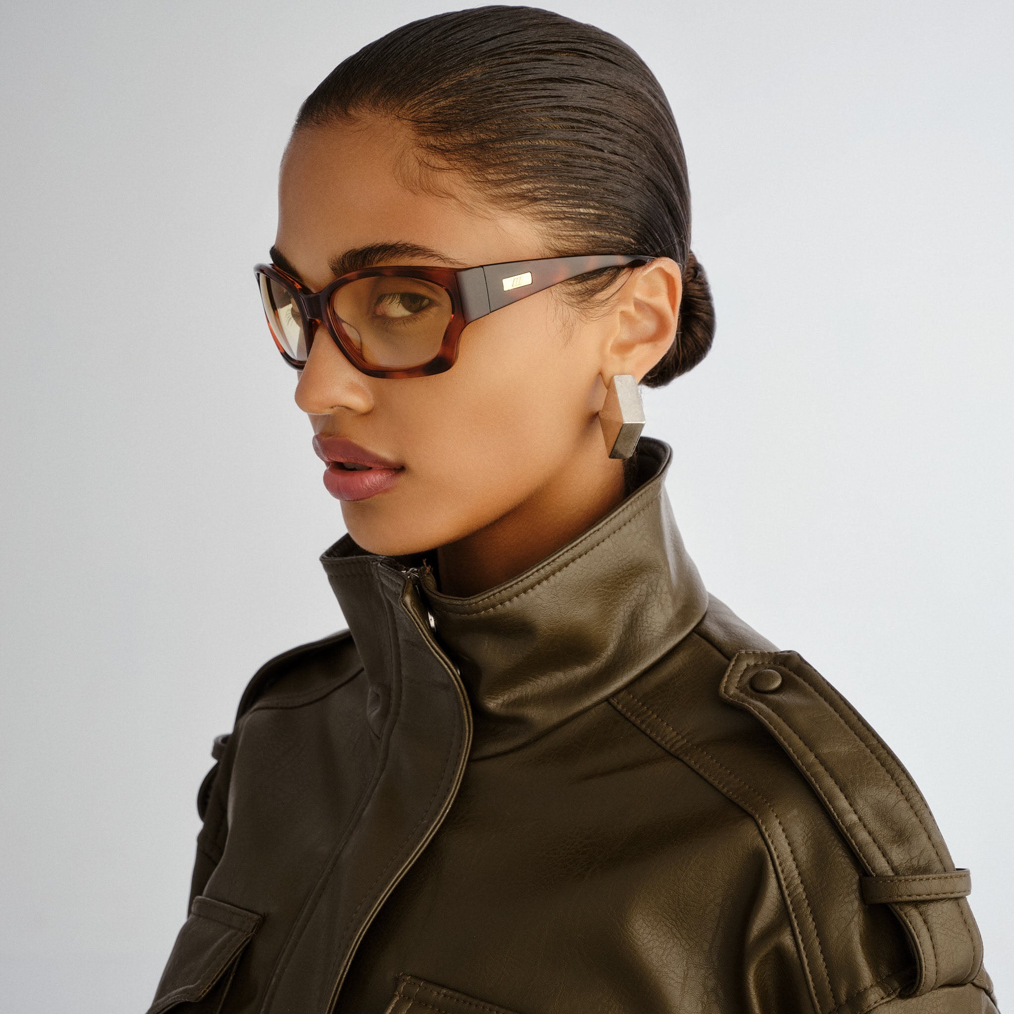Le Specs Salacious Toffee Tort Uni-Sex Wrap Sunglasses | Eyewear Index