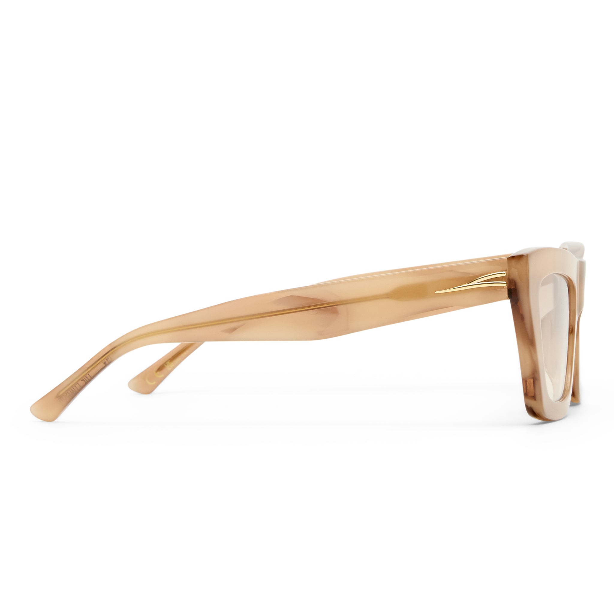Luv Lou The Hudson Smokey Haze Female Cat-Eye Sunglasses | Eyewear Index
