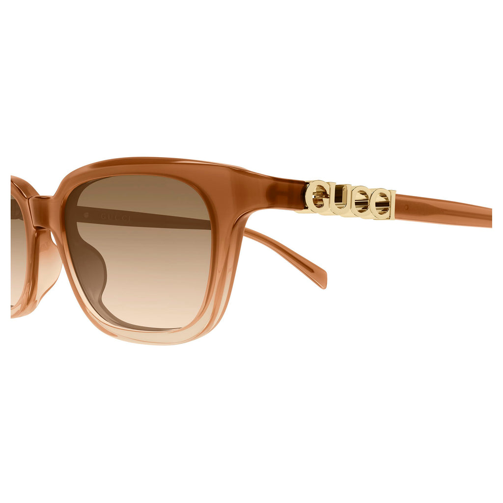Gucci Gg2208s Brown Female Rectangle Sunglasses | Eyewear Index
