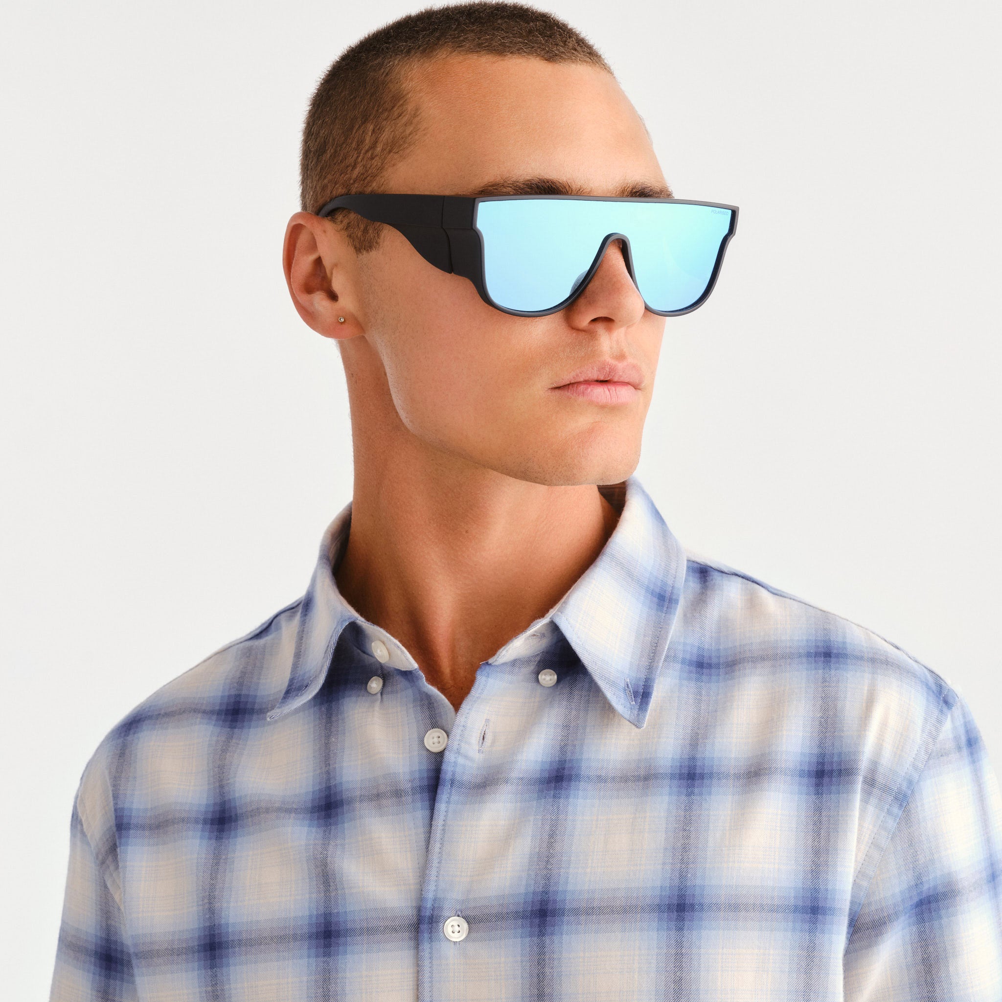 Cancer Council Maleny Matte Black Uni-Sex Shield Sunglasses | Eyewear Index