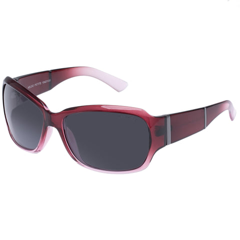 Cancer Council Kelso Petite Crystal Violet Grad Gunmetal Female Wrap Sunglasses | Eyewear Index