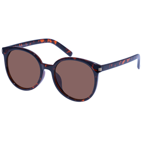 Mambo Seascape Tort Female Round Sunglasses | Eyewear Index