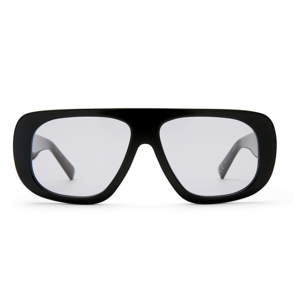 Luv Lou The Dionne Black Female Aviator Sunglasses | Eyewear Index