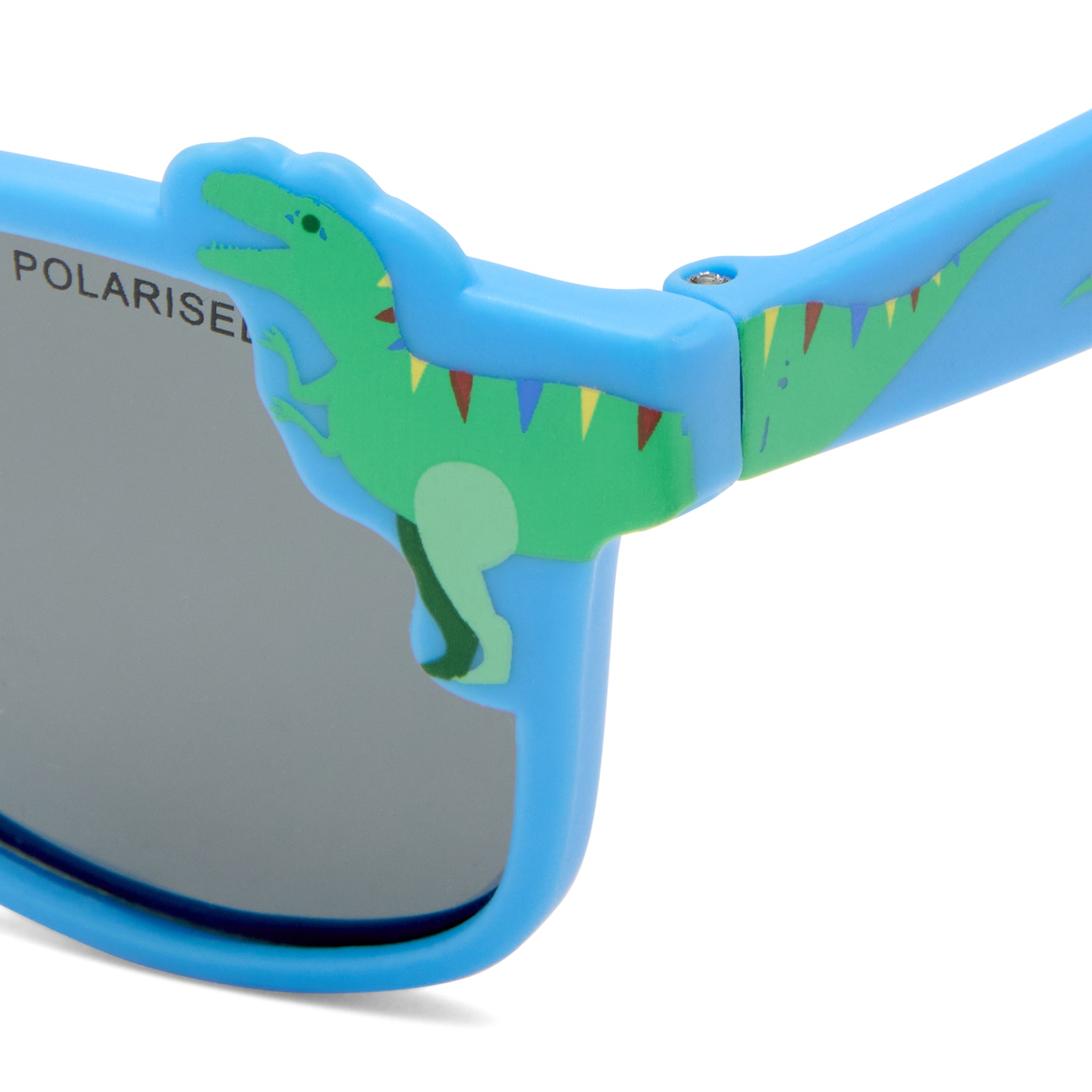 Cancer Council Raptor Kids Matte Blue Male D-Frame Sunglasses | Eyewear Index