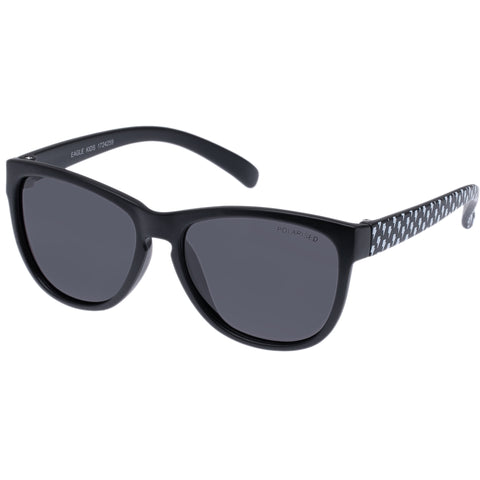 Cancer Council Eagle Kids Matte Black Bolt Male D-Frame Sunglasses | Eyewear Index