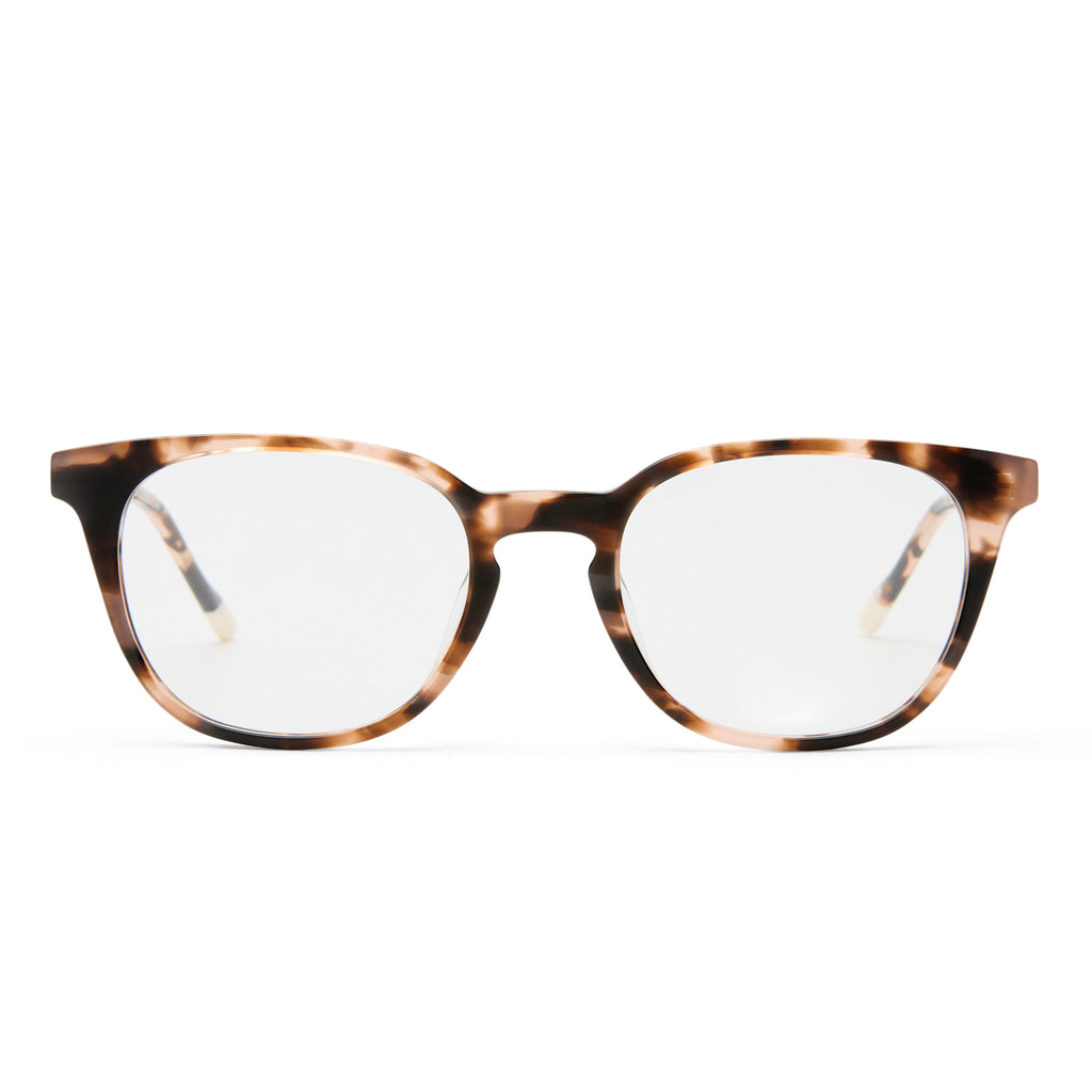 Le Specs Believer Rose Tort Uni-Sex Round Optical Frames | Eyewear Index
