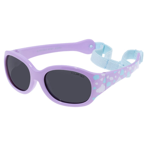 Cancer Council Bumblebee Infant Lilac Cloud Strap Female Wrap Sunglasses | Eyewear Index