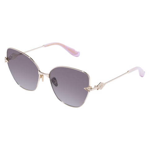 Camilla Desert Reign Gold Blush Marble Female Cat-Eye Sunglasses | Eyewear Index