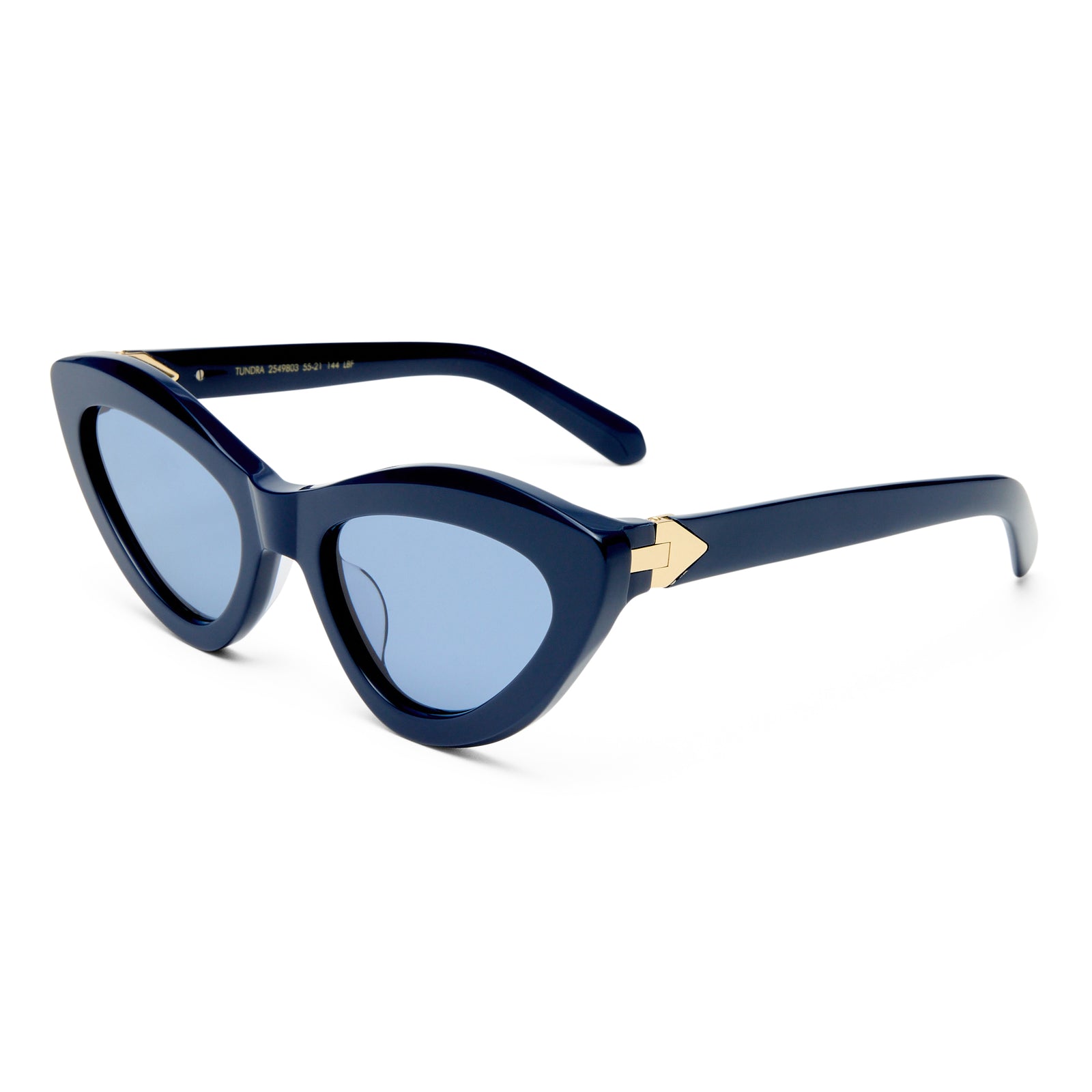 Karen Walker Tundra Prussian Blue Female Cat-Eye Sunglasses
