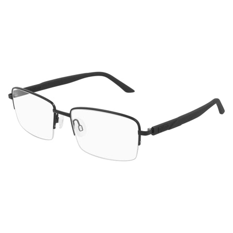 Puma Pu0332o Black Male Rectangle Optical Frames | Eyewear Index