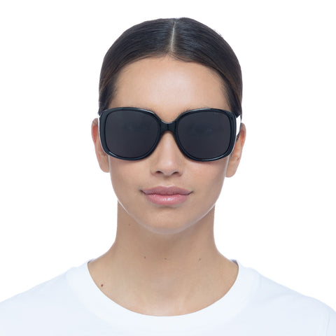 Cancer Council Jewells Black Female Wrap Sunglasses | Eyewear Index