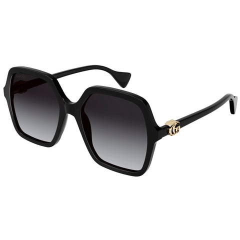 Gucci Gg1072sa Black Female Square Sunglasses | Eyewear Index