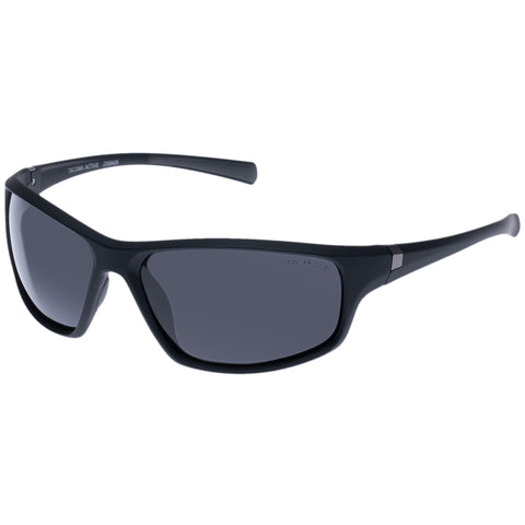 Cancer Council Tacoma Active Matte Black Male Wrap Sunglasses | Eyewear Index