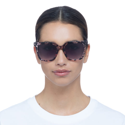 Aire Meteorite Musk Tort Uni-Sex Square Sunglasses | Eyewear Index