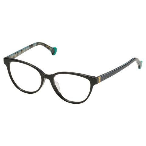 Camilla Toes In The Sand Black Blue Tort Female Cat-Eye Optical Frames | Eyewear Index