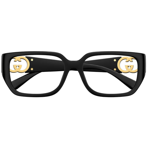 Gucci Gg1694oa Black Female Rectangle Optical Frames | Eyewear Index