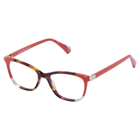 Camilla Matinee Tangerine Leopard Female Square Optical Frames | Eyewear Index