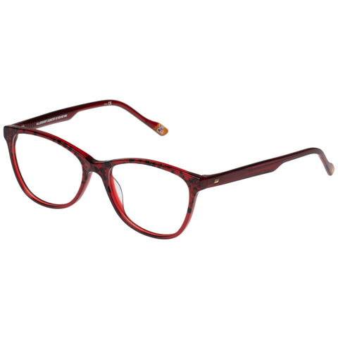 Le Specs Allegory Cherry Leopard Splice Female Cat-Eye Optical Frames | Eyewear Index