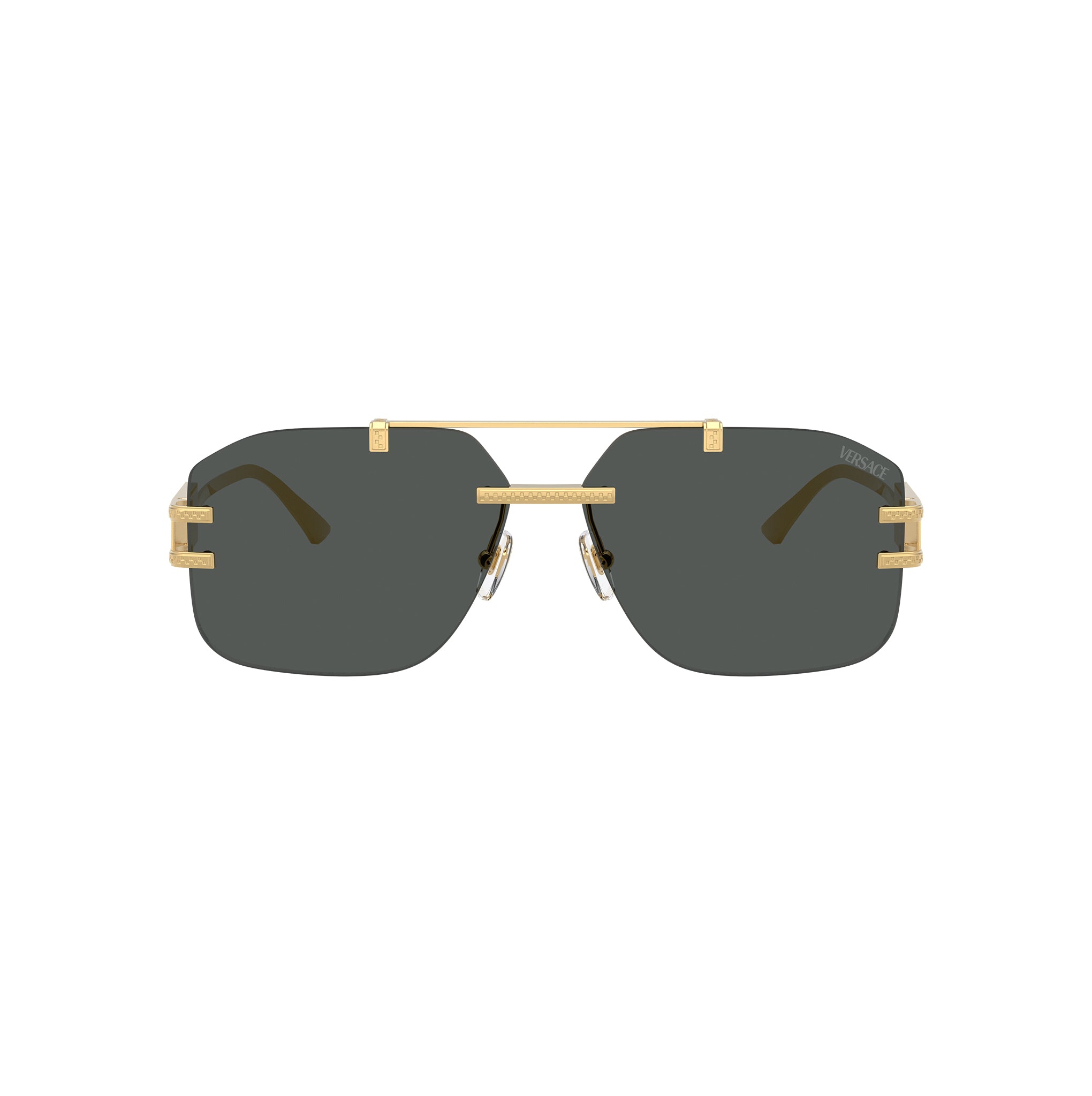 Versace Ve2275 100287 60 Gold Male Square Sunglasses | Eyewear Index