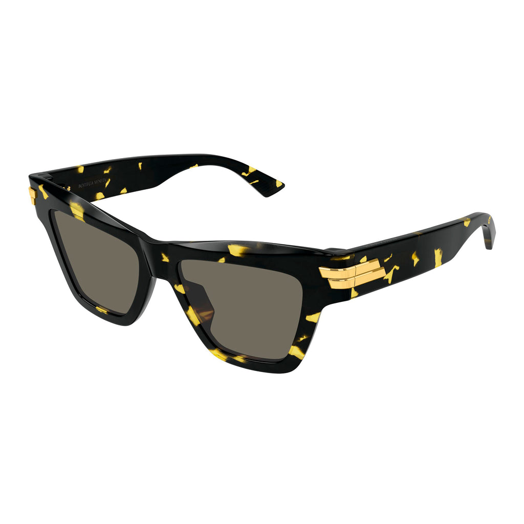 Bottega Veneta Bv1489s Havana Female Cat-Eye Sunglasses | Eyewear Index
