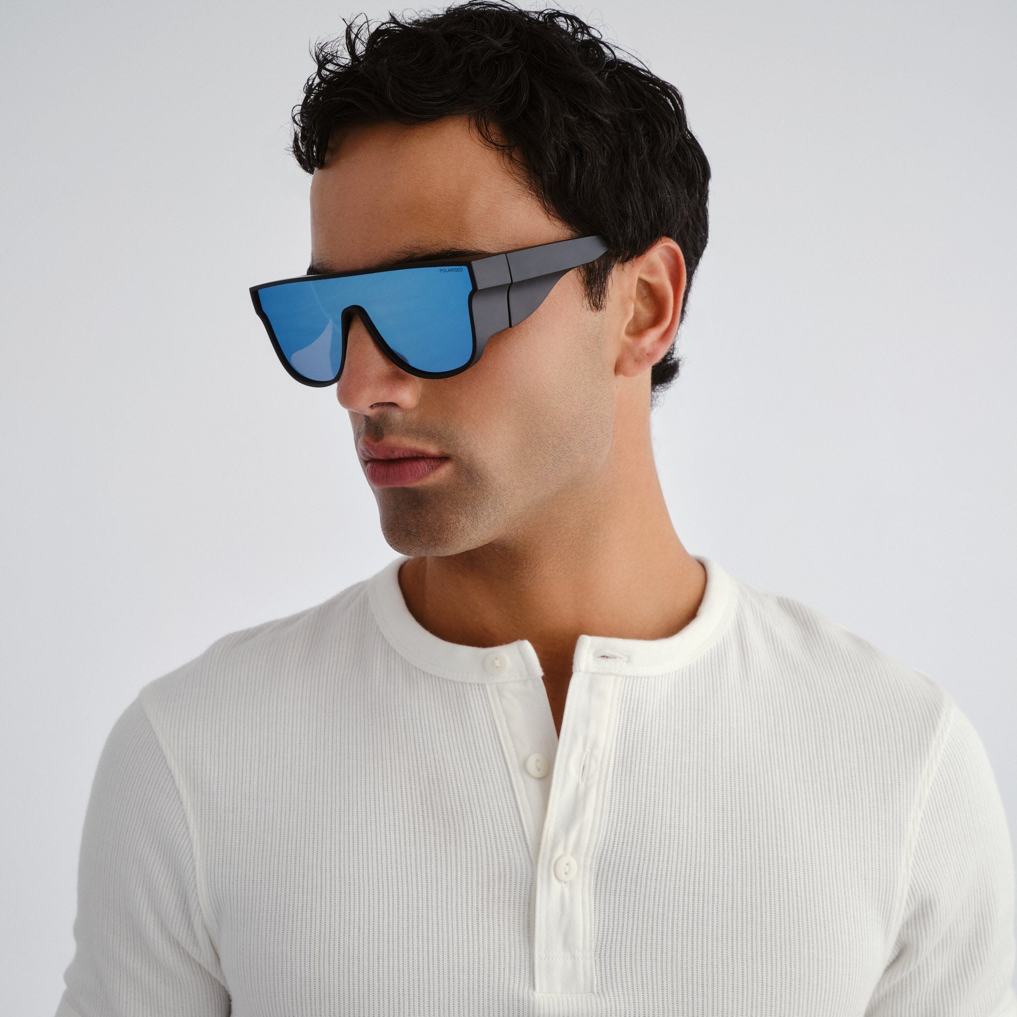 Cancer Council Maleny Matte Black Uni-Sex Shield Sunglasses | Eyewear Index