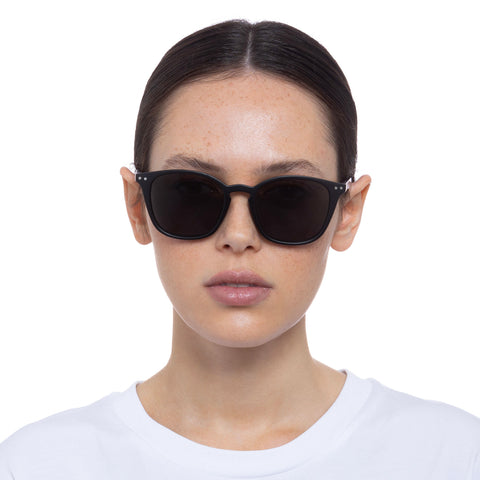 Cancer Council Cadens Matte Black Uni-Sex D-Frame Sunglasses | Eyewear Index