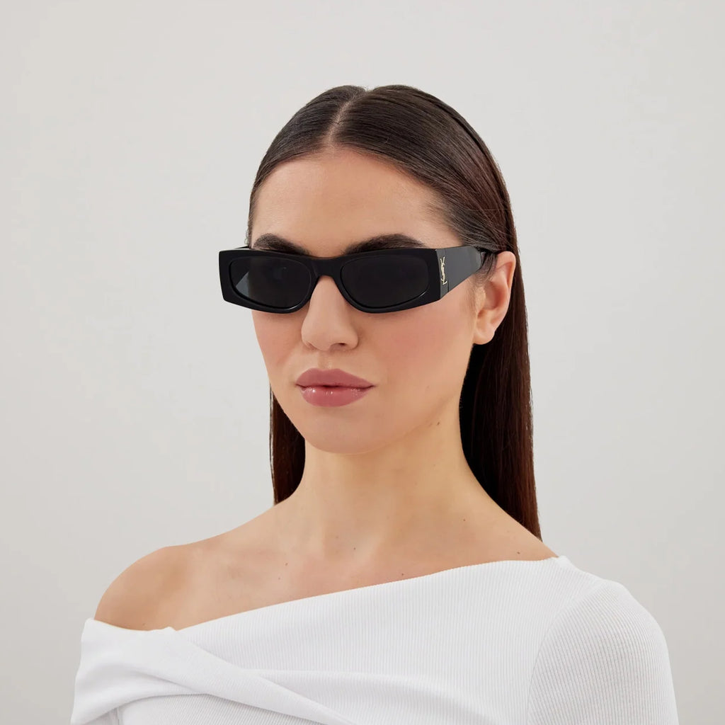専用★yonfa square shoulder (black) Saint Laurent SL M143/F 001 Sunglasses - US