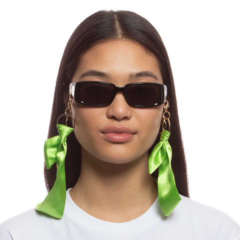 Le Specs Y2k Scarf Chain Neon Pistachio Female Unspecified Accessories | Eyewear Index