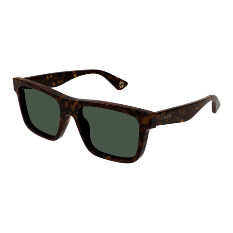 Gucci Gg1618sa Havana Male Rectangle Sunglasses | Eyewear Index