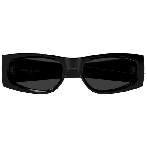 Saint Laurent Slm140 Black Female Rectangle Sunglasses | Eyewear Index