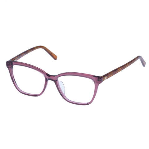 Oroton Page Rose Amber Tort Female Cat-Eye Optical Frames | Eyewear Index