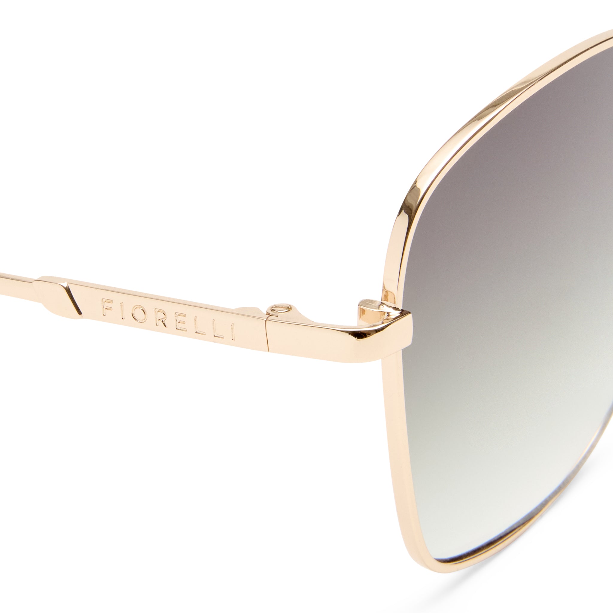 Fiorelli Mirelle Gold Female Square Sunglasses | Eyewear Index