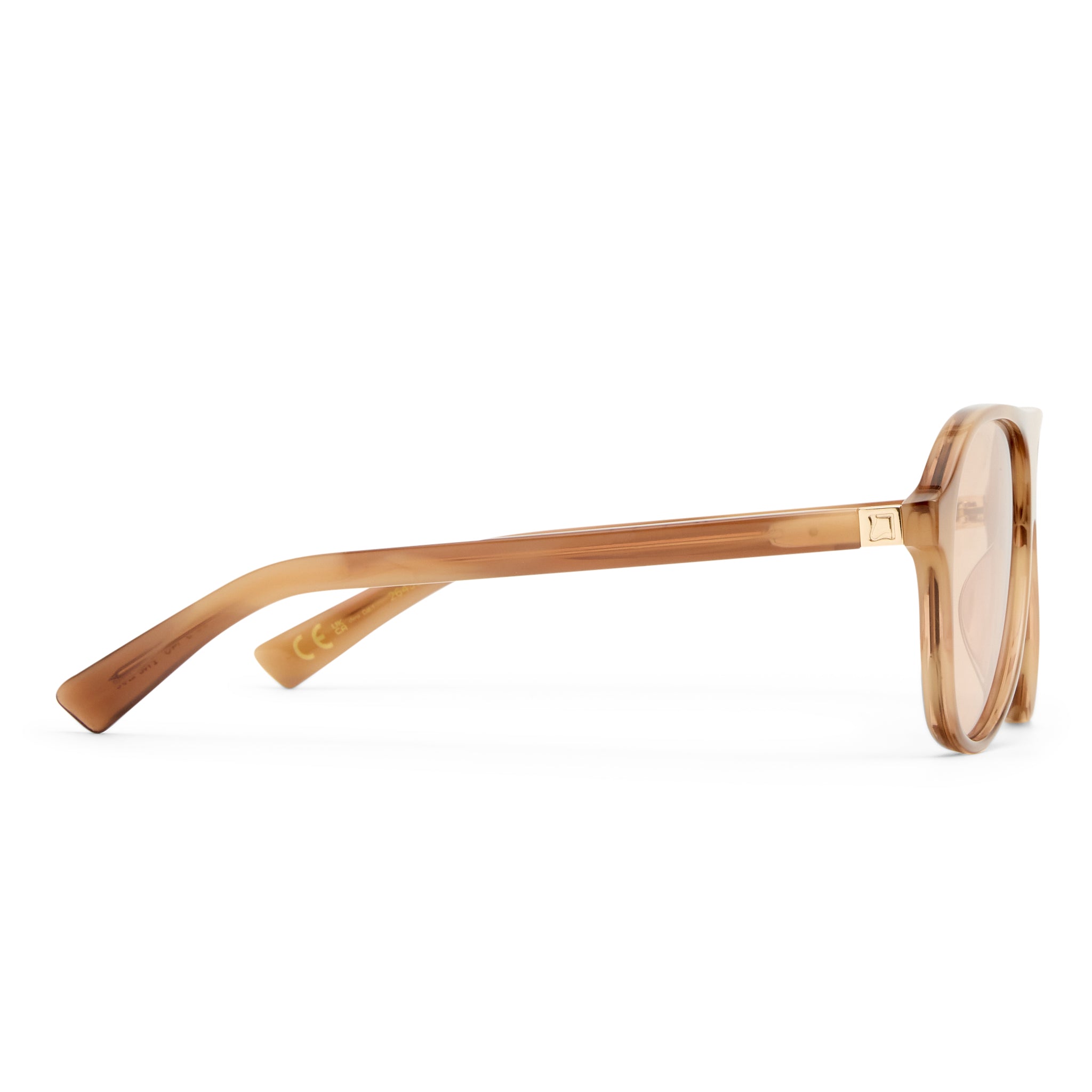Luv Lou The Eve Smokey Haze Female Aviator Sunglasses | Eyewear Index