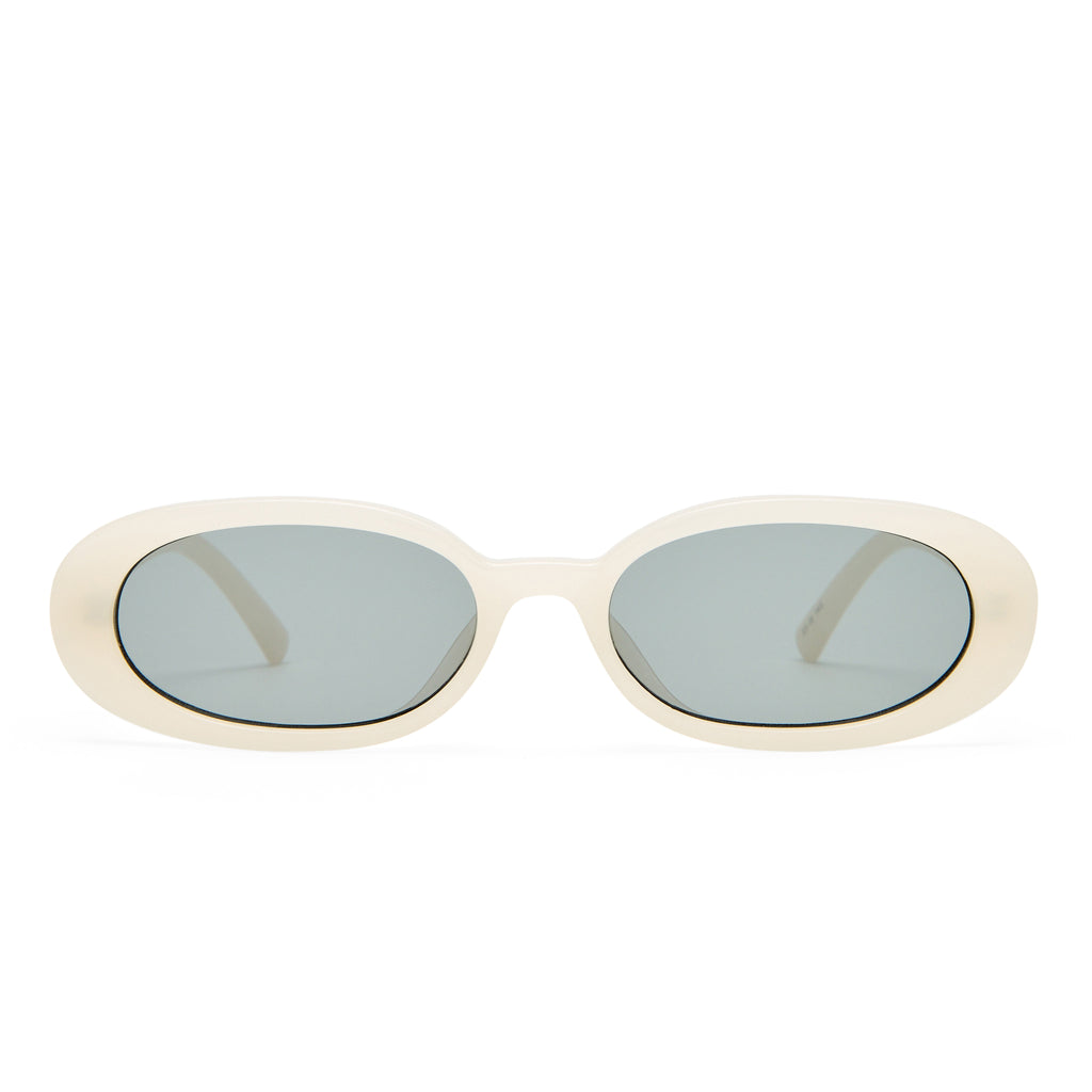 Le Specs Outta Love + Milk Uni-Sex Oval Sunglasses | Eyewear Index
