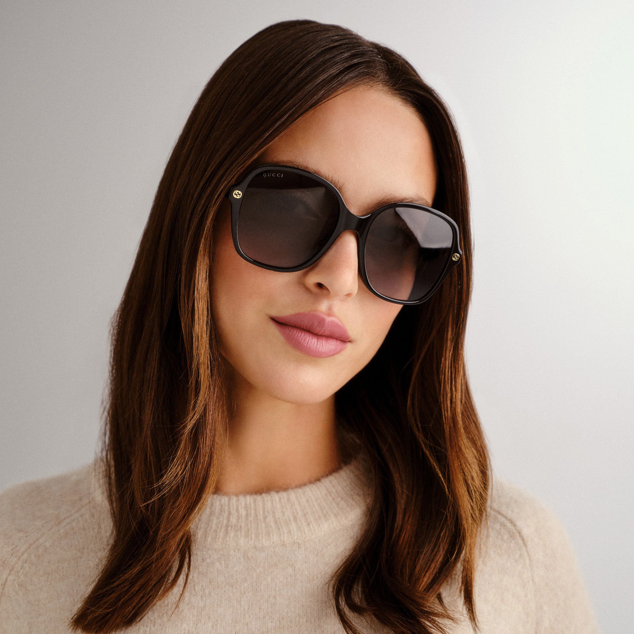 Gucci Gg0092s Black-Black Female Square Sunglasses | Eyewear Index