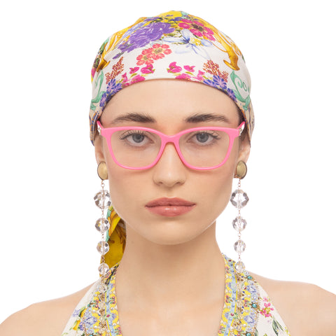 Camilla Outfit In Motion Neon Pink Female Cat-Eye Optical Frames | Eyewear Index