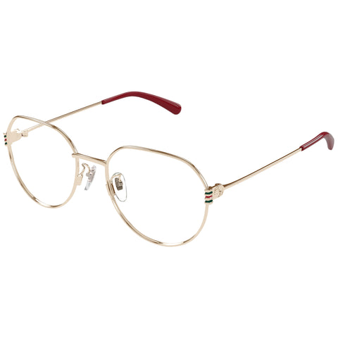 Gucci Gg1675ok Gold Female Round Optical Frames | Eyewear Index