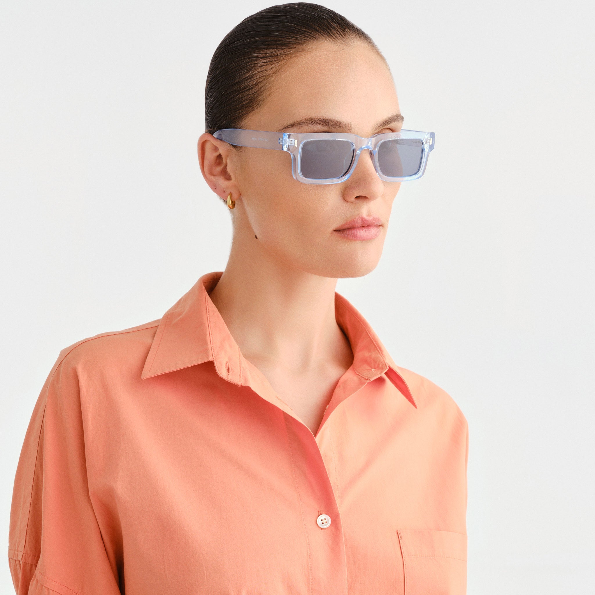 Cancer Council Austinmer Ice Blue Uni-Sex Rectangle Sunglasses | Eyewear Index
