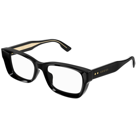 Gucci Gg1533oa Black Female Rectangle Optical Frames | Eyewear Index