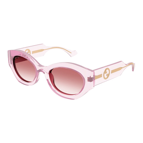 Gucci Gg1553s Pink Female Round Sunglasses | Eyewear Index