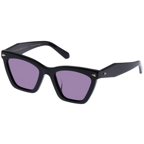 Karen Walker Spellbound Black R Female Cat-Eye Sunglasses | Eyewear Index