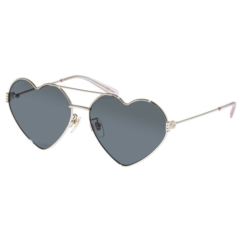 Gucci Gg1283s Gold Female Round Sunglasses | Eyewear Index