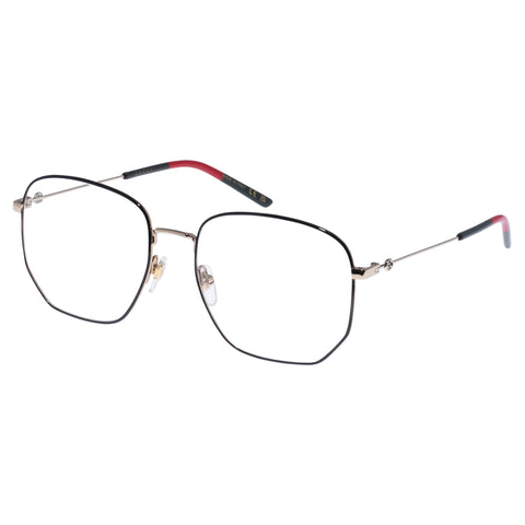 Gucci Gg0396o Shiny Endura Goldshiny Black Female Square Optical Frames | Eyewear Index