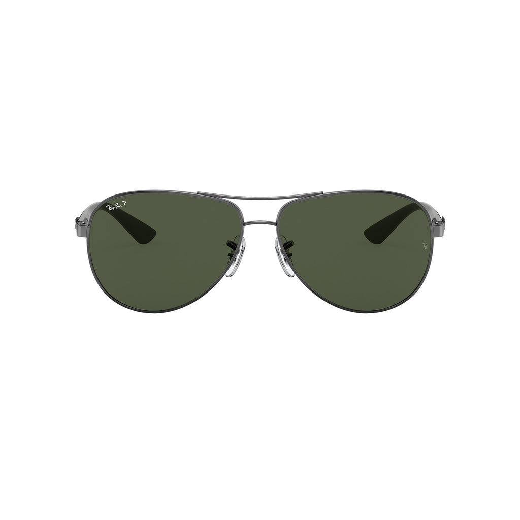 Ray-Ban Rb8313 Carbon Fibre 004n5 Gunmetal Male Aviator Sunglasses | Eyewear Index