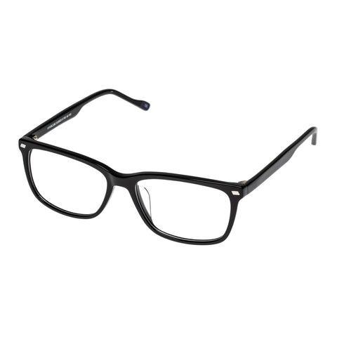 Le Specs Hypercube Alt Fit Black Uni-Sex Rectangle Optical Frames | Eyewear Index