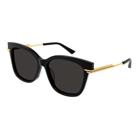 Bottega Veneta Bv1296sa Black Female Cat-Eye Sunglasses | Eyewear Index