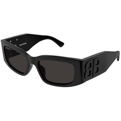 Balenciaga Bb0360s Black Female Rectangle Sunglasses | Eyewear Index