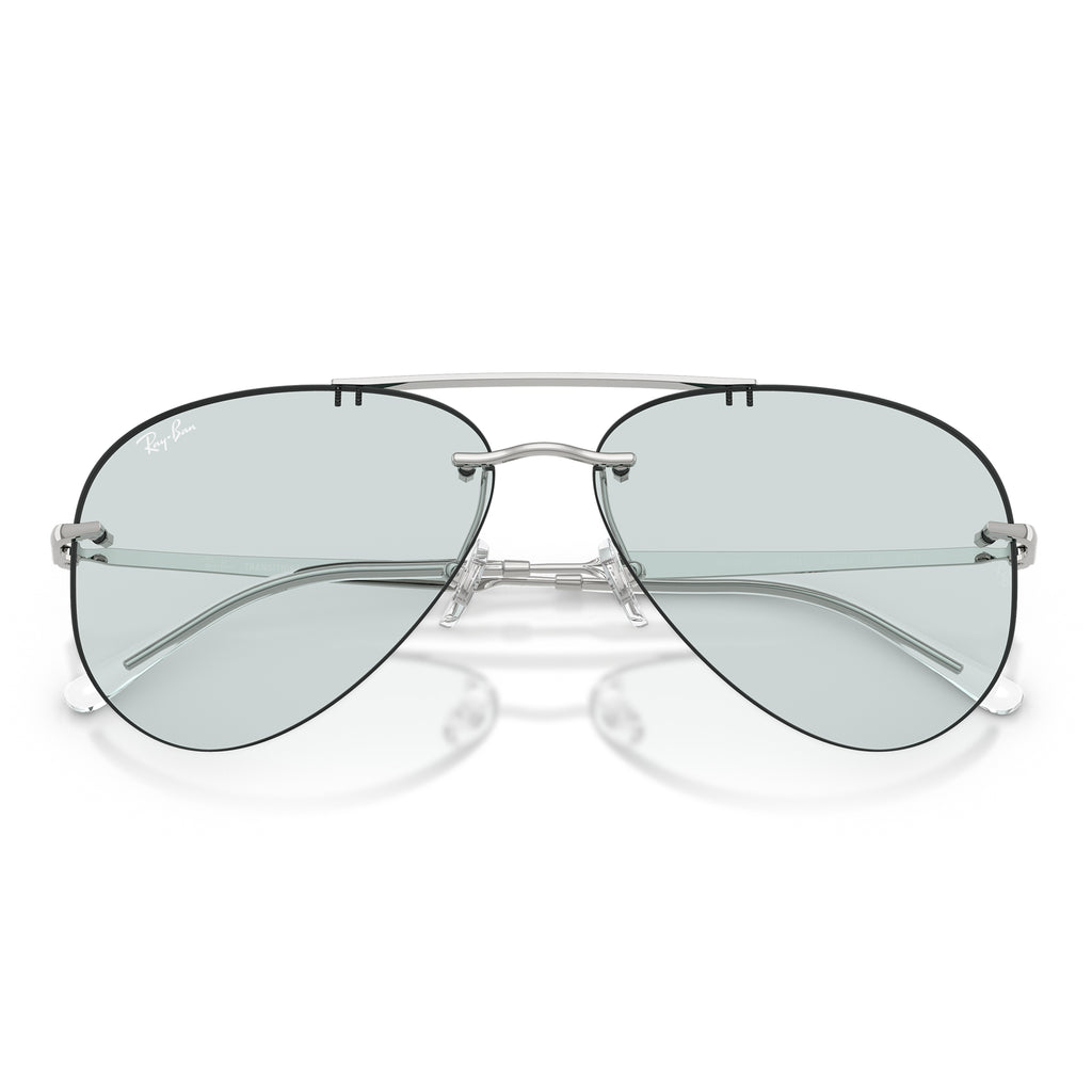 Ray-Ban Rb3791 003m1 59 Silver Uni-Sex Aviator Sunglasses | Eyewear Index