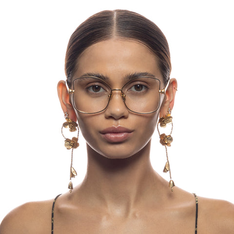 Camilla Nyc Nights Bright Gold Khaki Female Butterfly Optical Frames | Eyewear Index