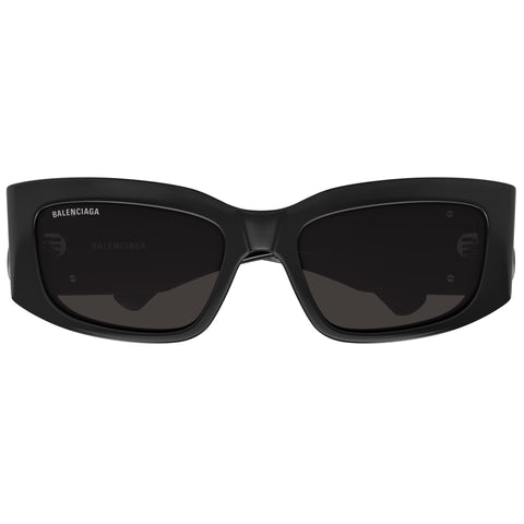 Balenciaga Bb0360s Black Female Rectangle Sunglasses | Eyewear Index